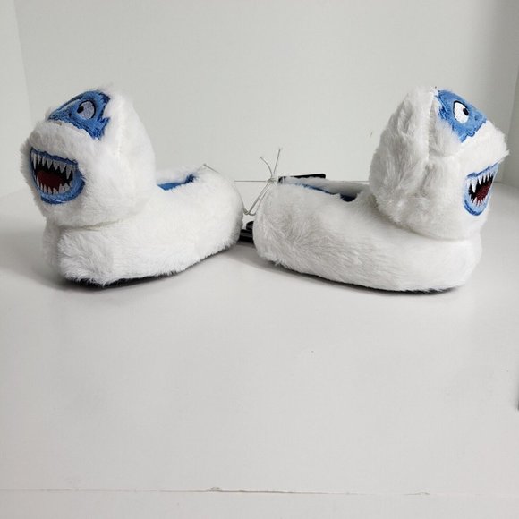 Rudolph Red Nosed Reindeer Slippers Abominable Snowman Sz 5/6 Christmas Toddler - Picture 3 of 16